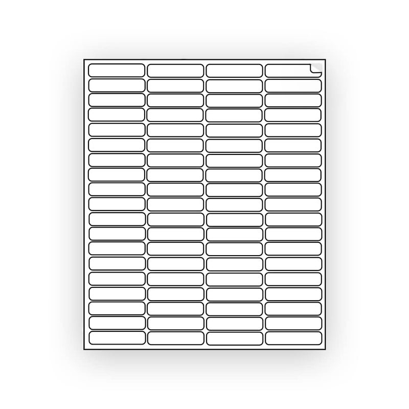 EcoSwift 8000 EcoSwift Shipping Labels 1 3/4 x 1/2 inches Mailing Address Return Inventory Blank White Self Adhesive for Laser Inkjet Printer 1.75 x 0.5 - Image 2